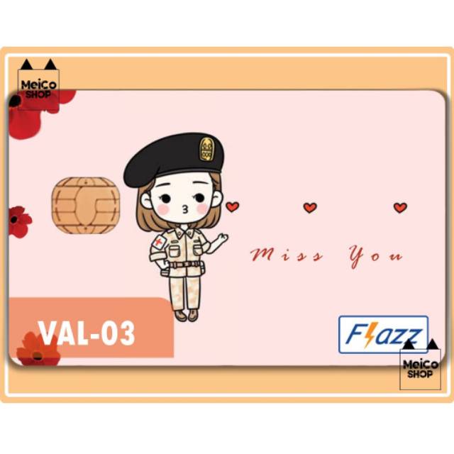 

[VAL-03] Sticker BCA Flazz Meico - Valentine DOTS