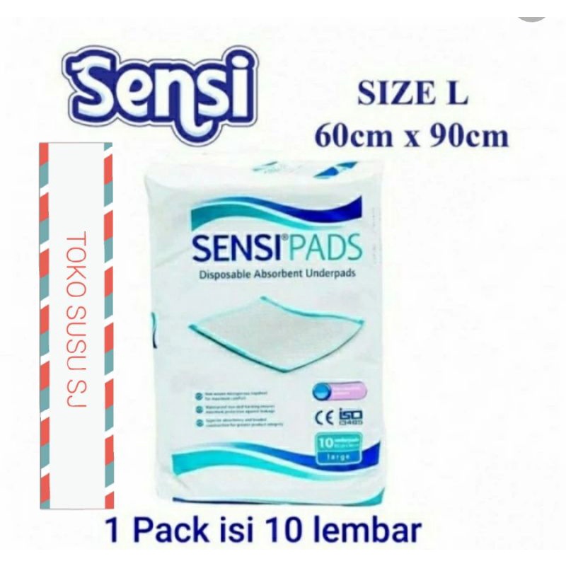 SENSI UNDERPAD SENSIPAD 60 X 90 CM/UNDER PAD/PERLAK ALAS POPOK