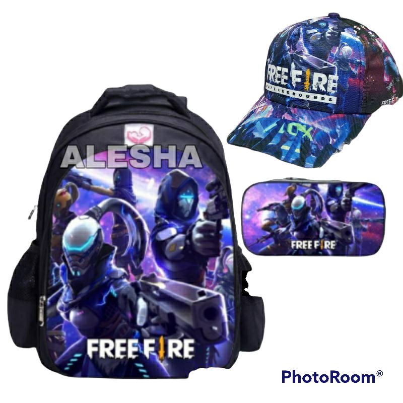 Tas Ransel 6in1 serba Murah kumplit Ransel anak superhero Tas anak sekolah karakter fireefire+T.pensil