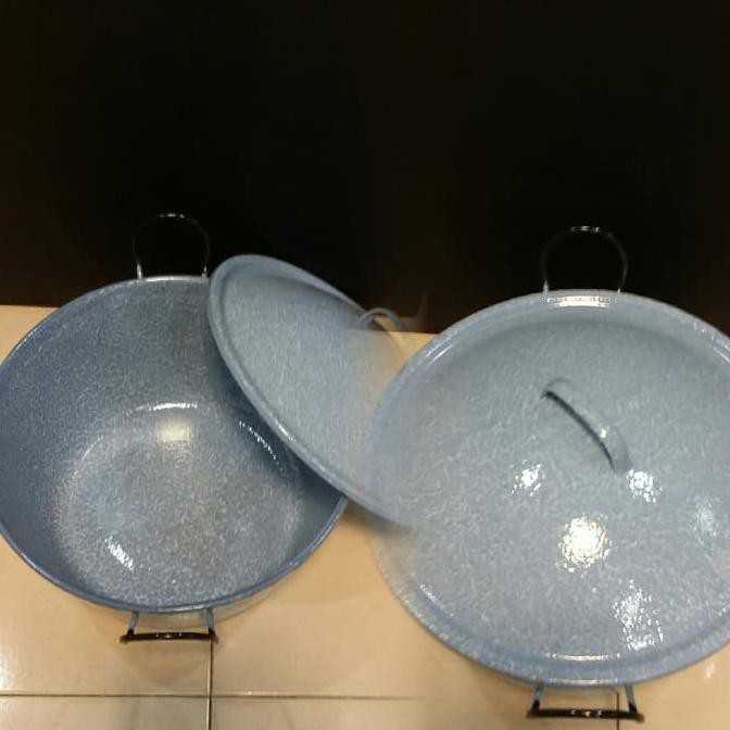 Timbangan Panci Masak Besar Hm Blirik Burik Abu Abu 40 Cm (Tahan Asam) - Terbaik 