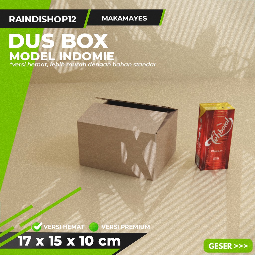 

BOX 17 X 15 X 10 CM KARDUS KOTAK KEMASAN PACKAGING KADO POLOS