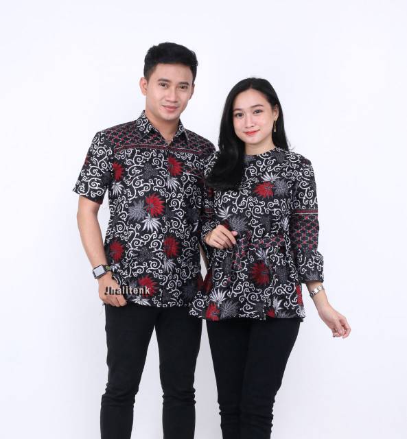 Rama Shinta Couple - Melani Set Couple Lilit Rovella Batik Couple Modern