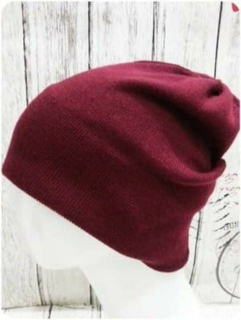 ☆ Kupluk topi beanie Hat warna warni bahan kaos spandex