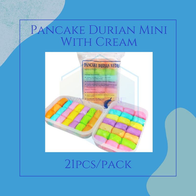 

Pancake Durian Cream isi 21pcs