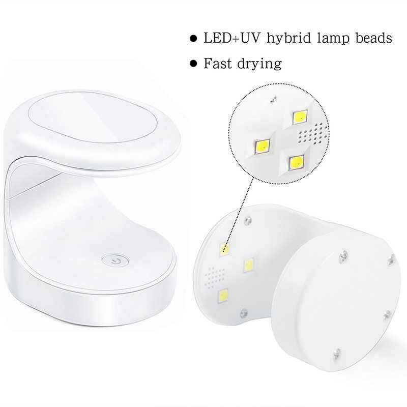 Pengering Kutek Kuku Mini Usb UV Pengering Kutek Kuku Mini UV LED Nail Dryer 16W