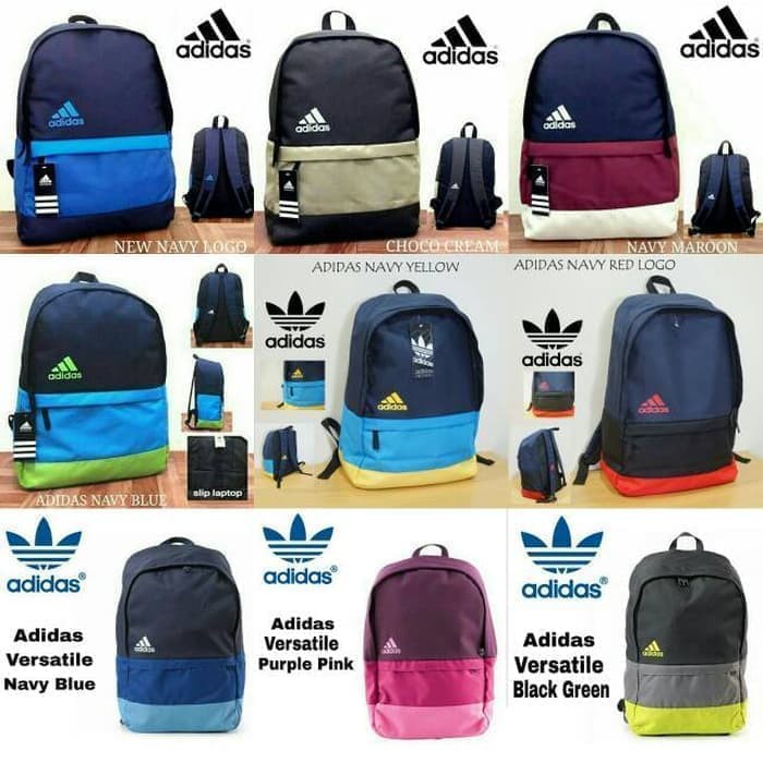 TAS ADIDAS ORIGINAL TAS RANSEL SEKOLAH ANAK TAS KERJA BACKPACK TRAVEL