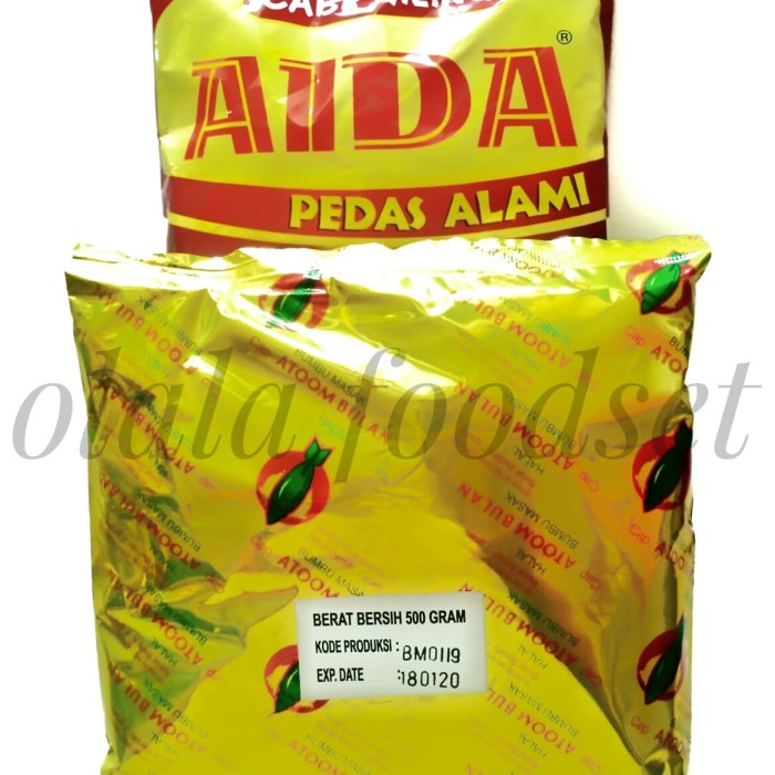 Marhies- Paket Besar Bumbu Atom Atoom Dan Cabai Bubuk Aida