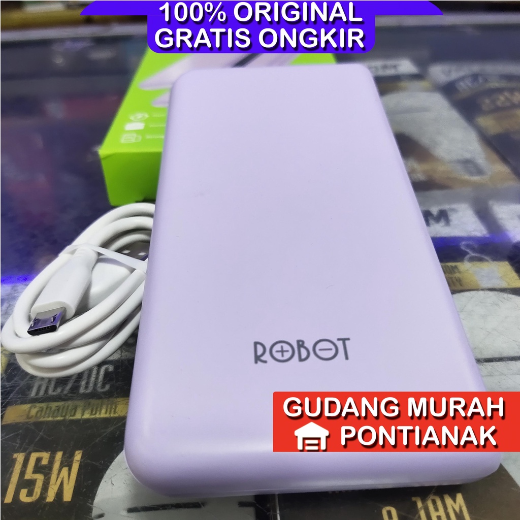 POWERBANK ROBOT RT-180 10.000MAH + INPUT TYPE C