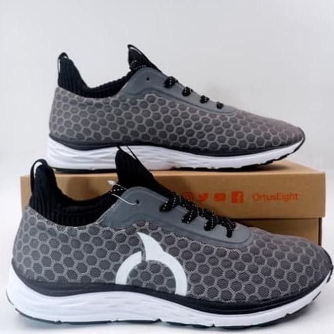Promo Akhir Tahun Sepatu Lari/Running Ortuseight Polaris Grey White 11030024 Original Kode 142