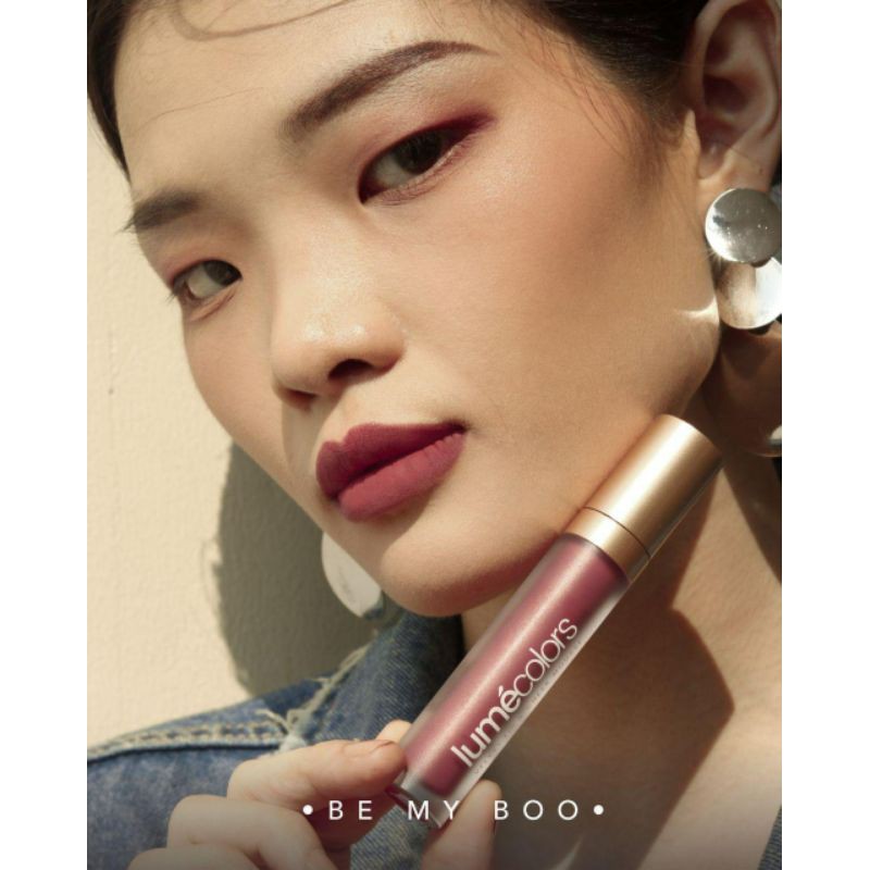 Lumecolors BE MY BOO VELVET LIP &amp; CHEEK MOUSSE 3 IN 1 by CHRISTINA LIE BPOM HALAL lipstick