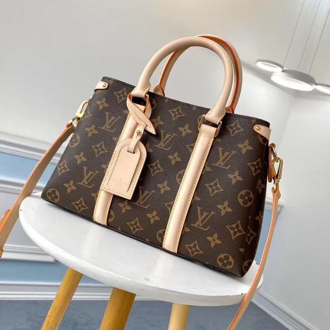 Pengiriman Cepat Tas Fashion Wanita LV Soufflot Monogram 29cm Mirror Quality MURAH