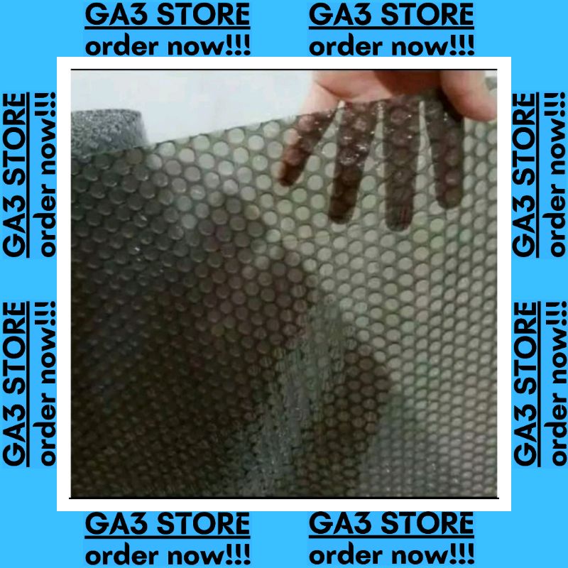 

BUBBLE WRAP HITAM - ABU2 " METERAN " 125CM x 1 Meter [ Ecer ] - Bubblewrap kualitas Premium