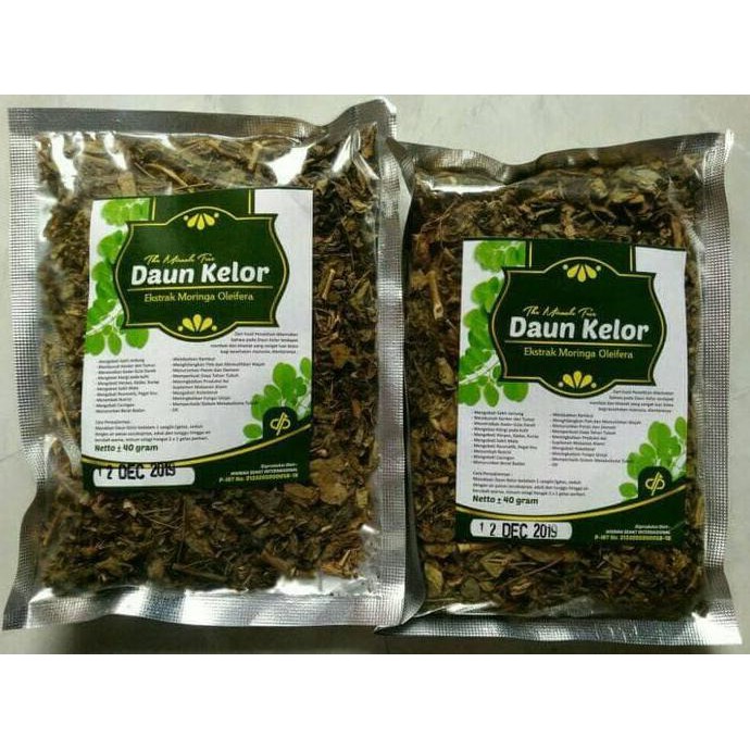 

Teh Seduh Tubruk Curah Daun KELOR 40gr HIKMAH HERBAL 30gram TERUJI