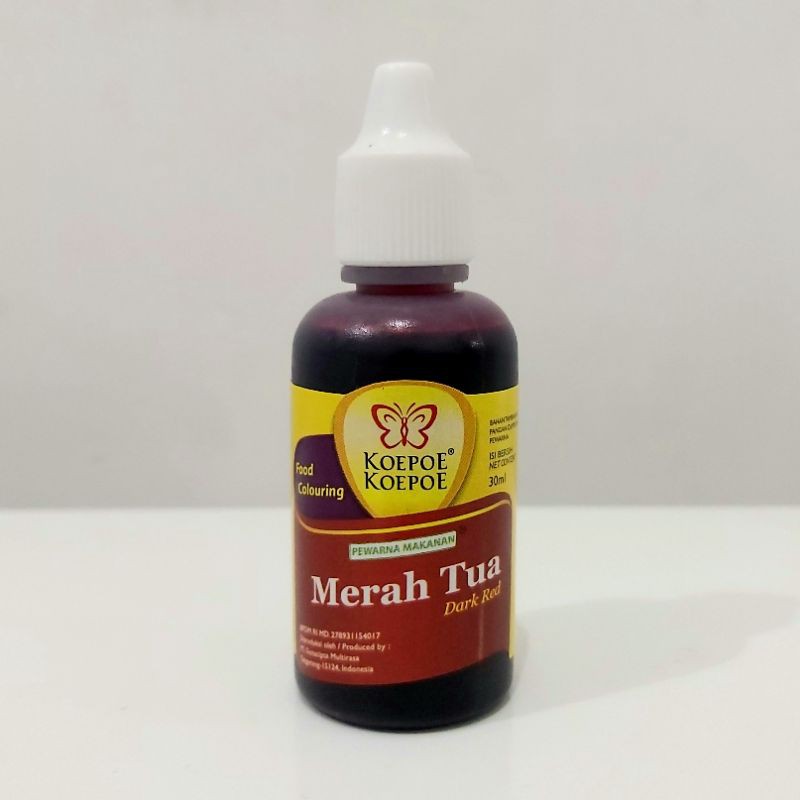 Koepoe Koepoe Pewarna Makanan Merah Tua 30 ml