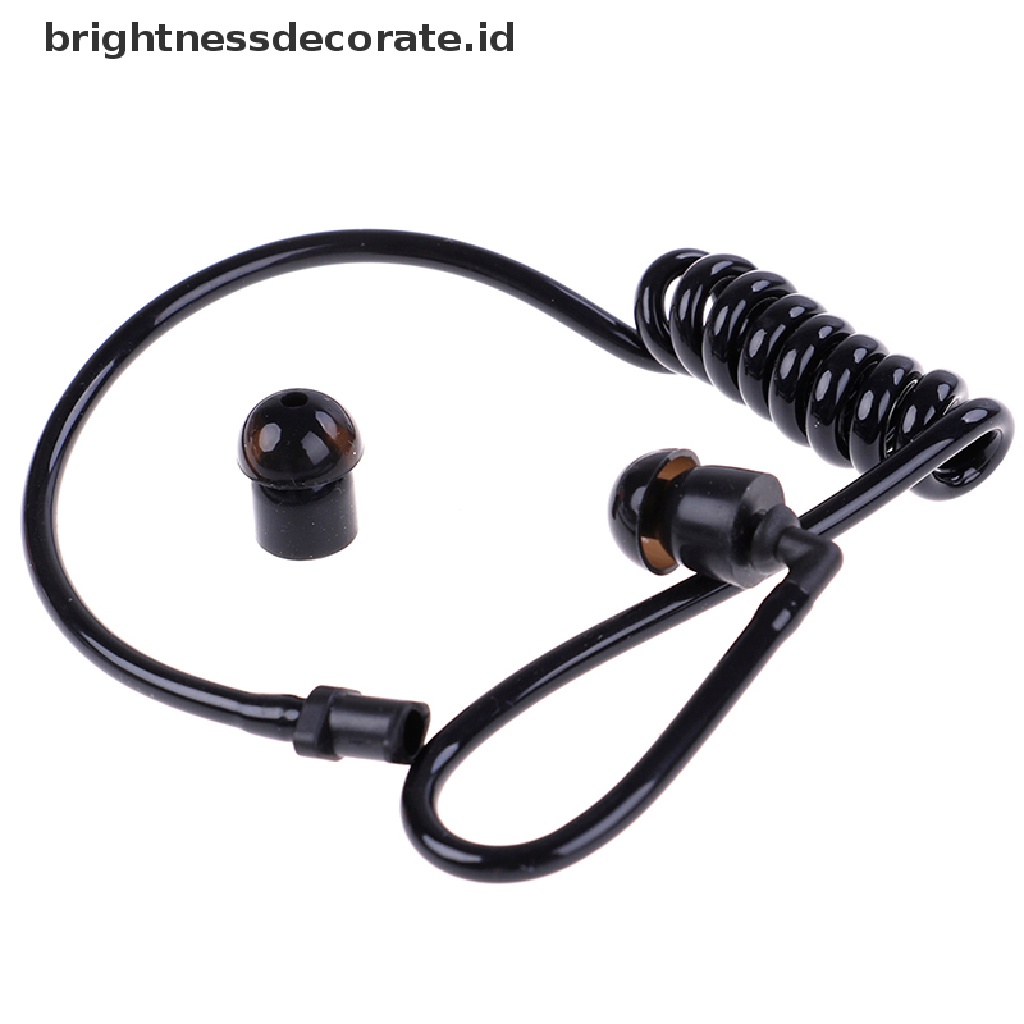 Tabung Udara Akustik Pengganti Warna Hitam Untuk Headset Earpiece Radio