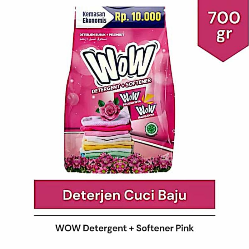 Sabun Pencuci Pakaian Wow Deterjen Dan Softener Shopee Indonesia