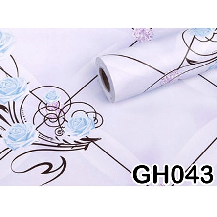 Wallpaper Dinding 3D - Wallstiker Aesthetic Stiker Dinding Kamar Tidur Ukuran 45Cm X10M GH-GH043