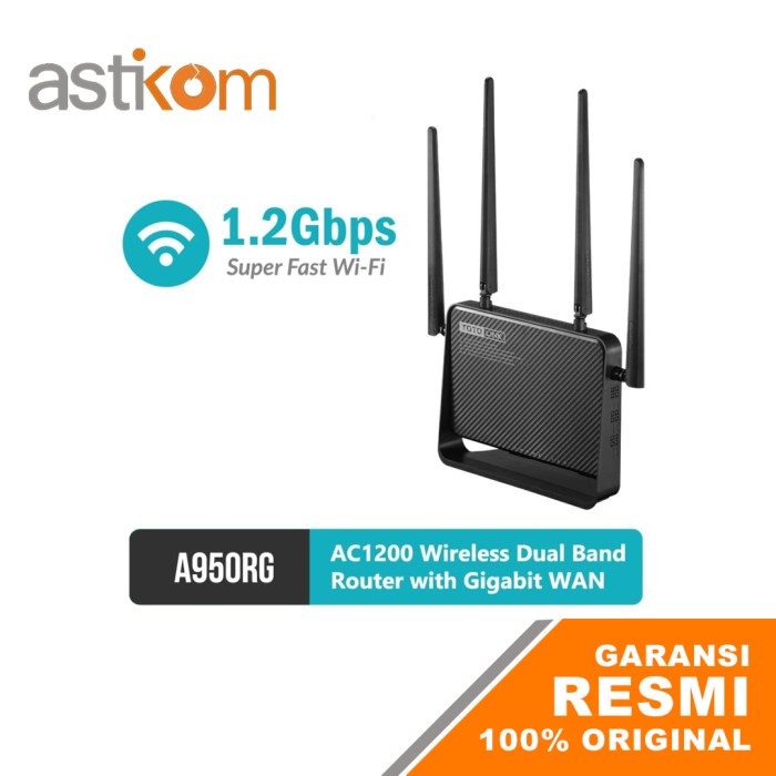 TOTOLINK A950RG Wireless Dual Band Router with Gigabit WAN AC1200