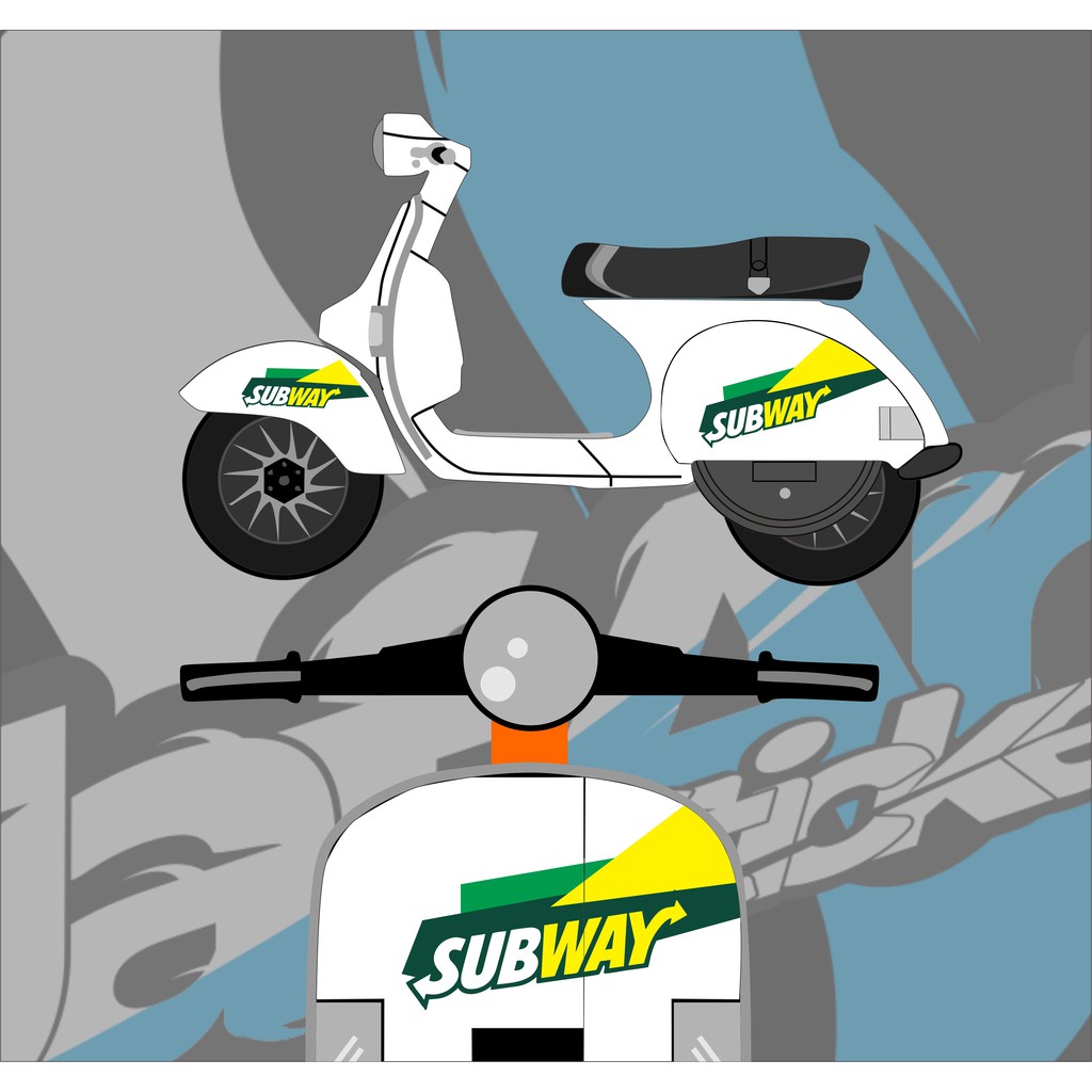 STRIPING VESPA VINTAGE SUBWAY EDITION