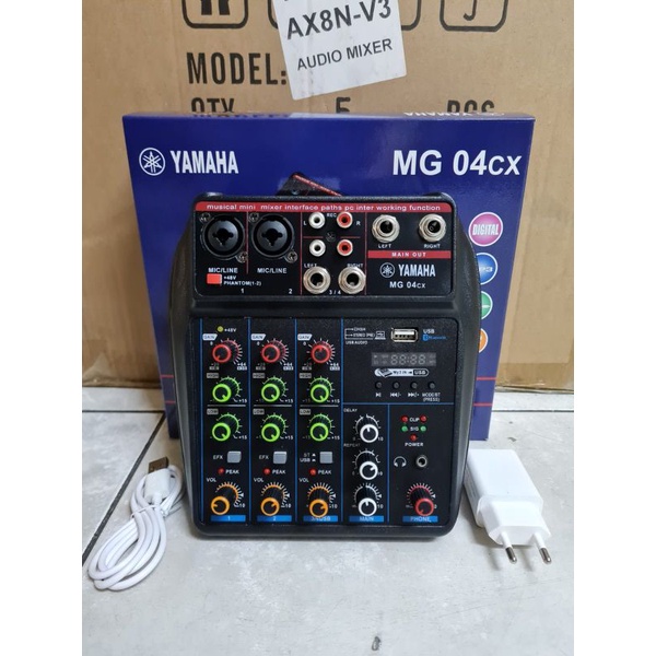 MIXER YAMAHA MG04CX MIXER 4 CHANNEL BLUETOOTH USB MP3 MG 04 CX