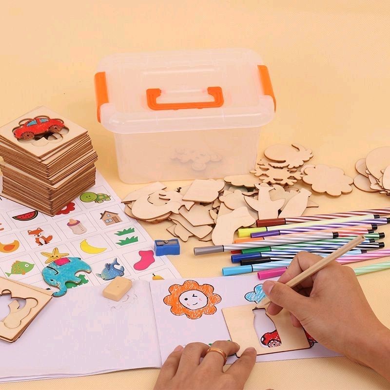 

Drawing Template Set with Markers