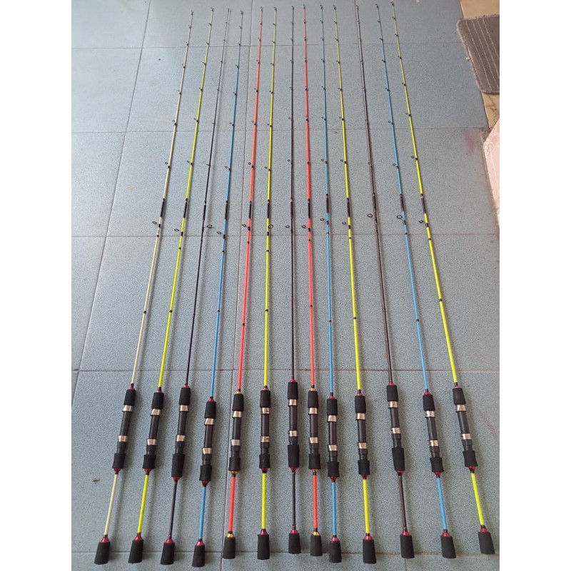 Joran UL warna warni Fiber solid 1-4lb 180cm