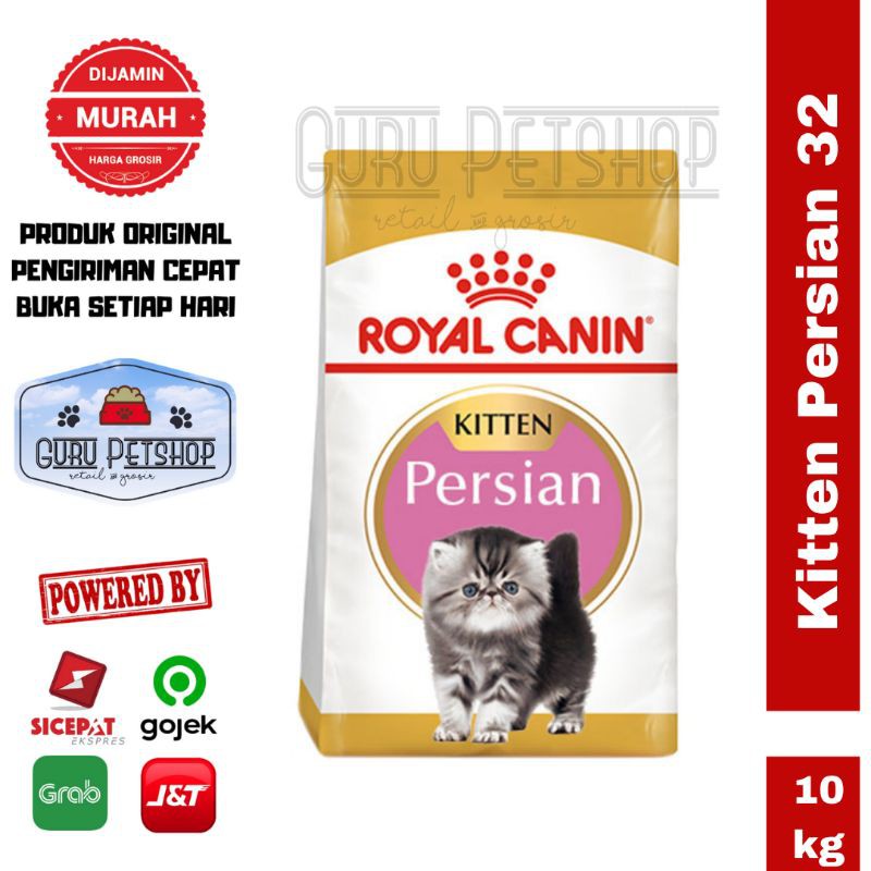 Royal Canin Kitten Persian 32 10kg Freshpack / Kitten Persian 10kg / Makanan Anak Kucing Persia