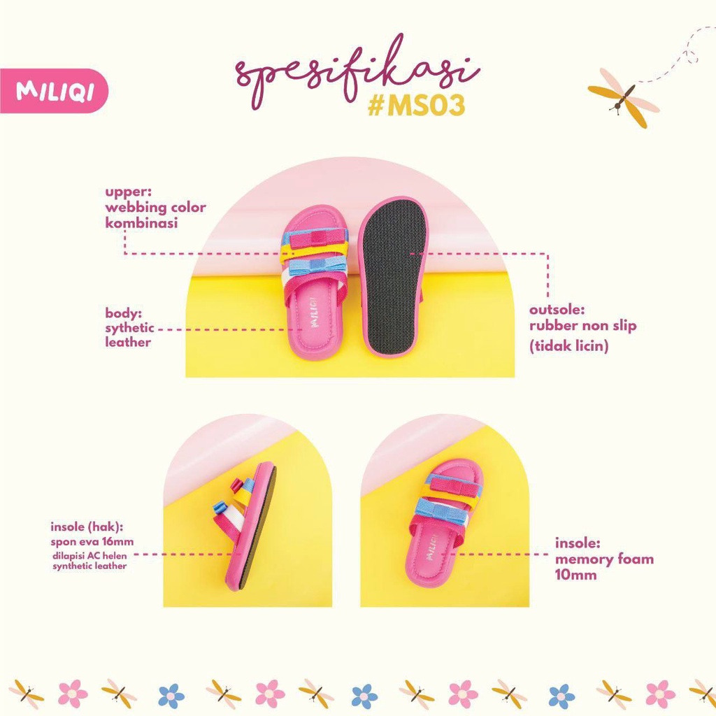 Sandal Anak cewek MS03 By miliqi