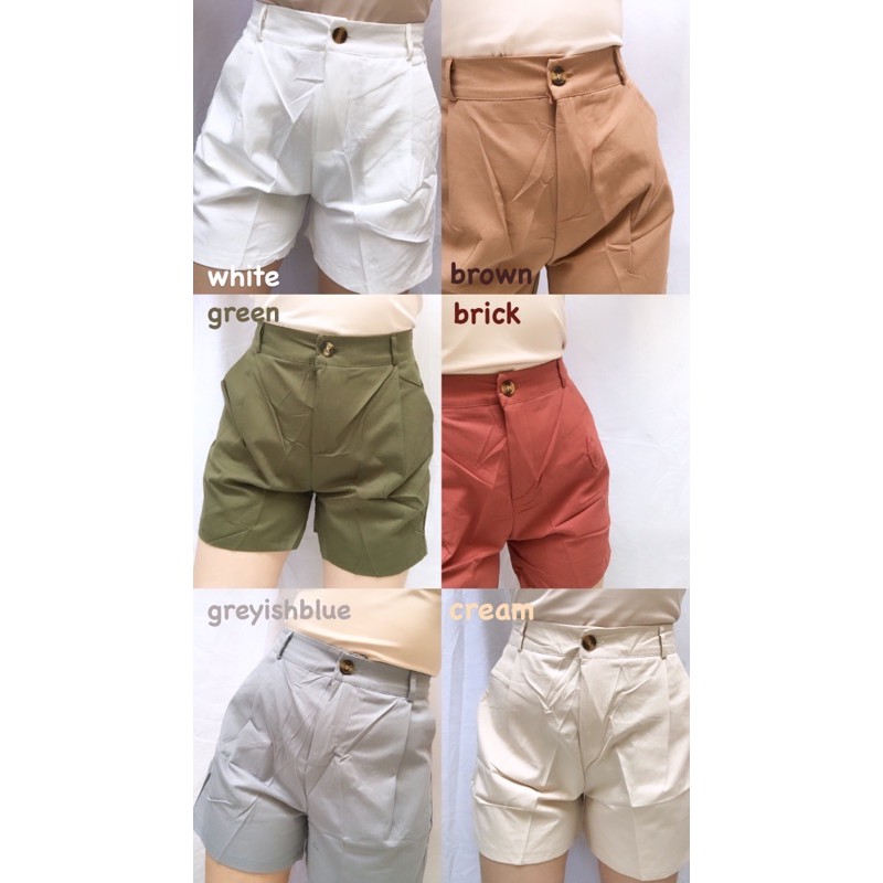 CELANA PENDEK WANITA-MORE POCKET PANTS
