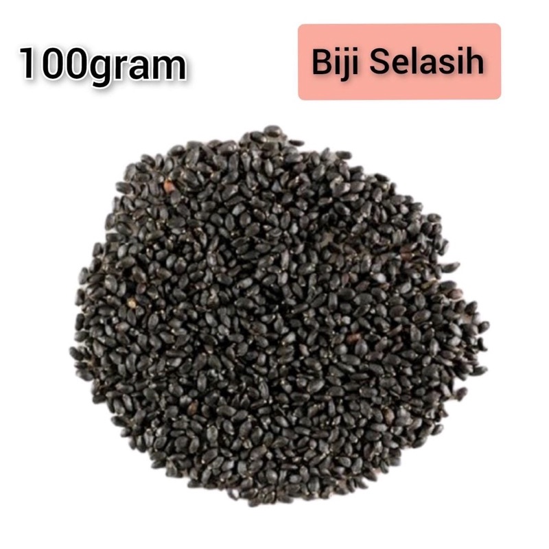 

100 gram premium terlaris biji selasih / basil seed / selasih es jumbo