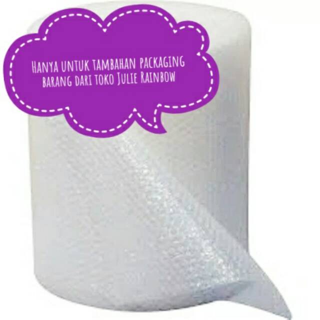 

Bubble wrap tambahan packing