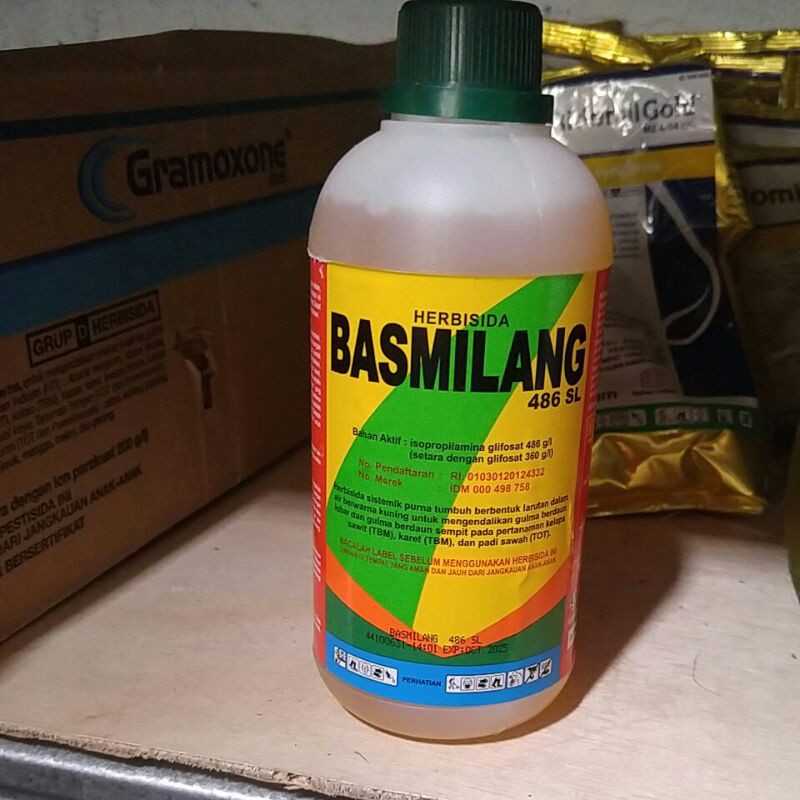 Herbisida Pembasmi Rumput Sistemik Basmilang 486 SL 500 ml