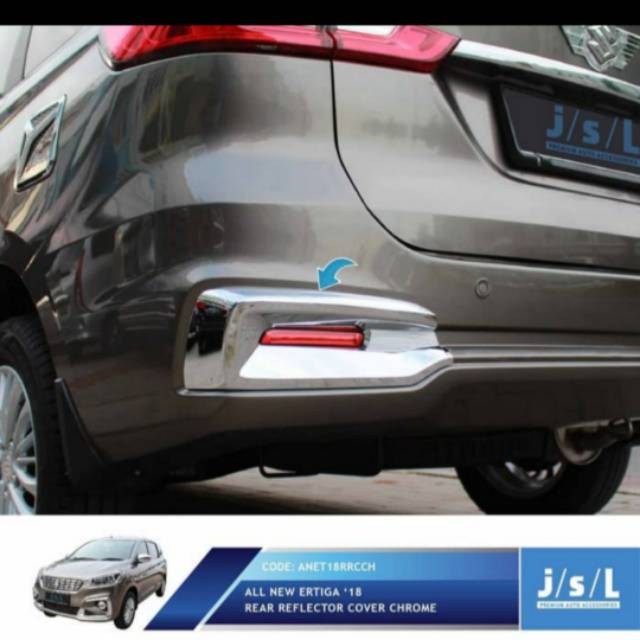 Cover reflektor all new Ertiga 2018 Hitam &amp; Chrome jsl