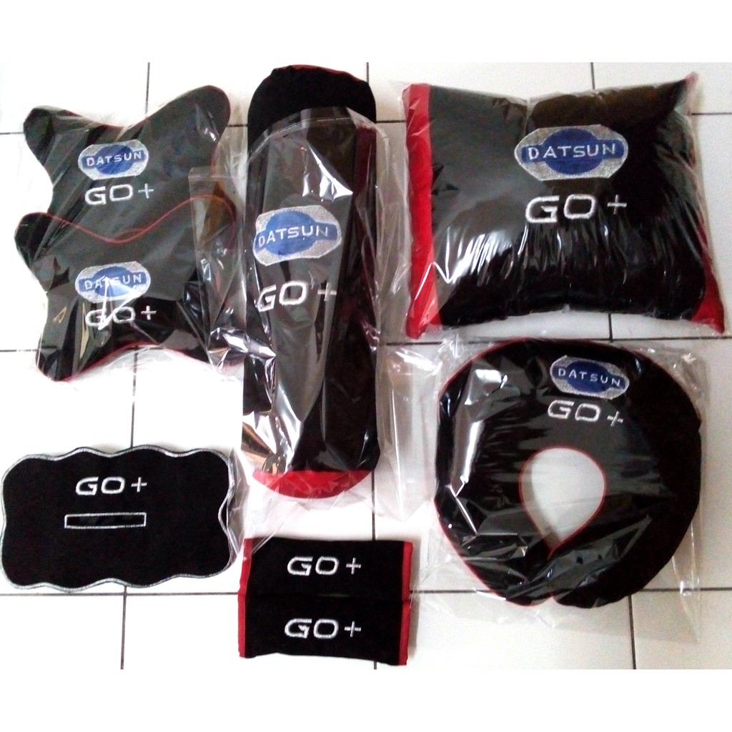 CarSet 6 in 1 Bantal Mobil Datsun GO+ Sandaran Kepala Alas Jok Aksesoris Interior