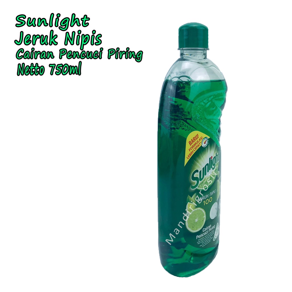 Sunlight Jeruk Nipis 100 * Cairan Pencuci Piring * 750 ml