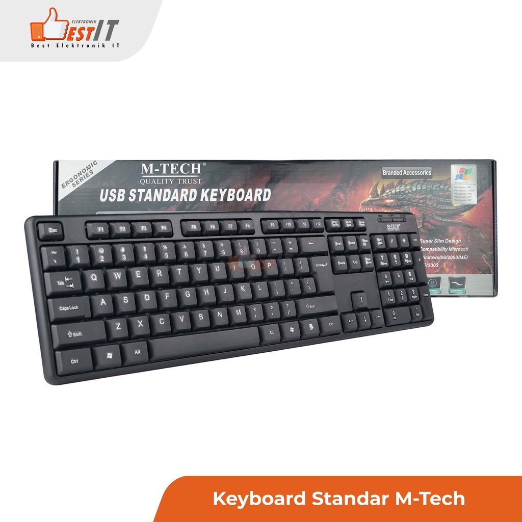 Keyboard PC Komputer Laptop Bisa Untuk Smartphone Keyboard Mouse Combo Hemat