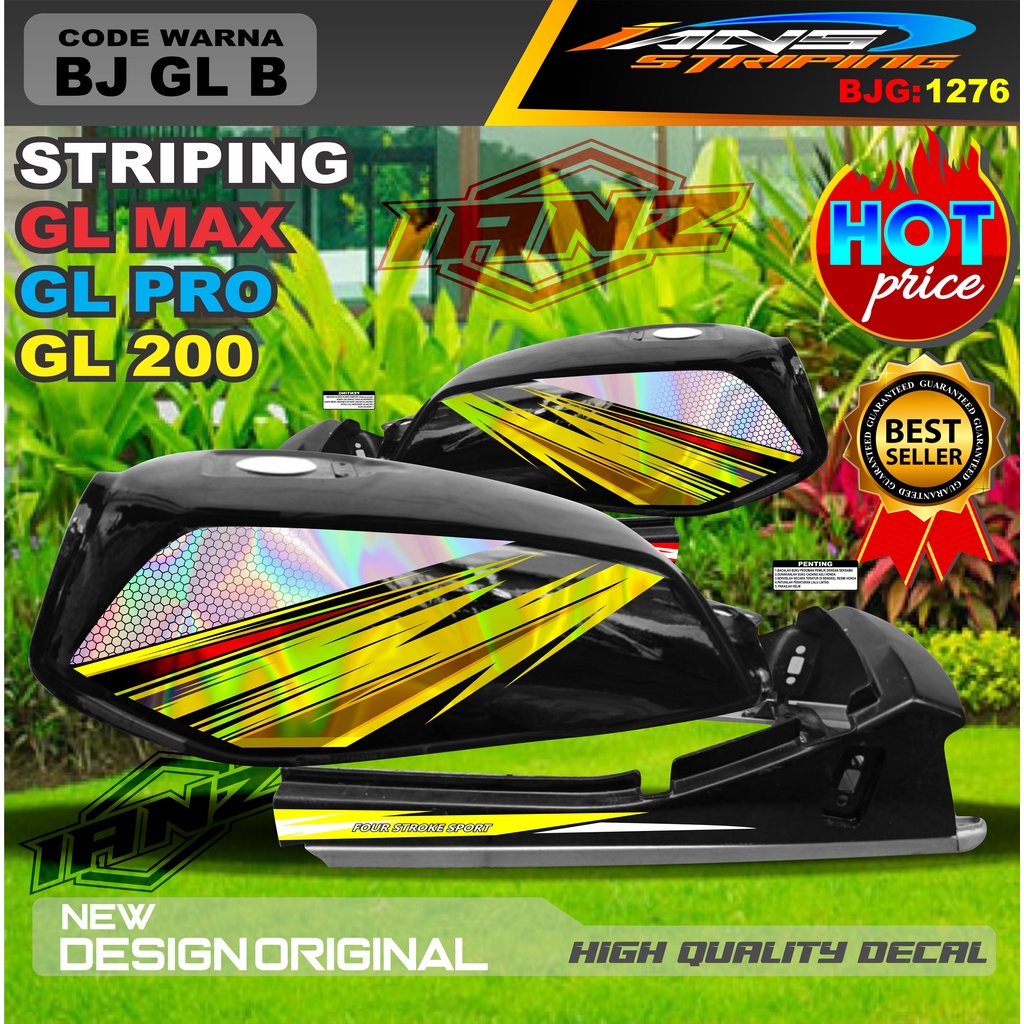 STIKER STRIPING GL 2000 HOLOGRAM / STRIPING GL PRO MAX VARIASI HOLOGRAM / STRIPING GL HOLOGRAM