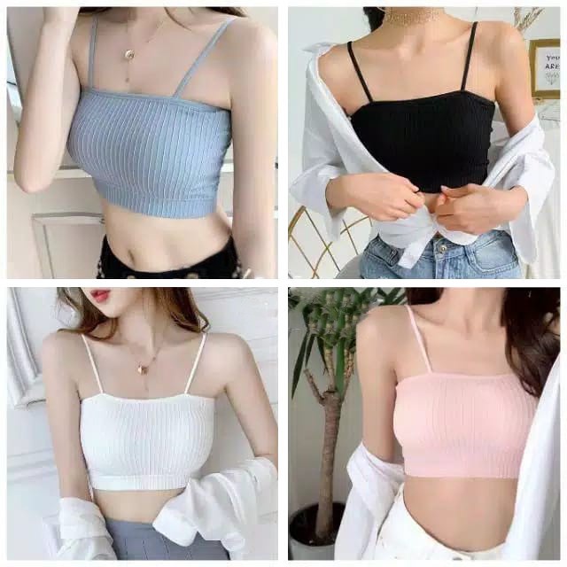 tank top wanita / tank top rib polos