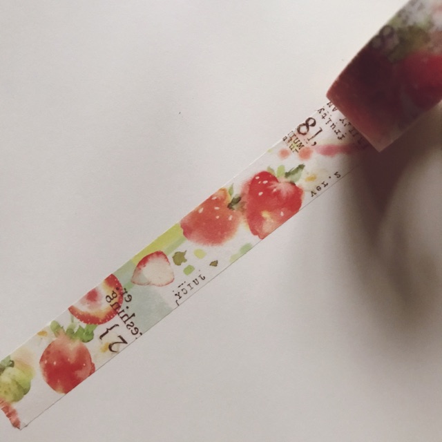 

Sample Liang Feng - Strawberry Washi Tape