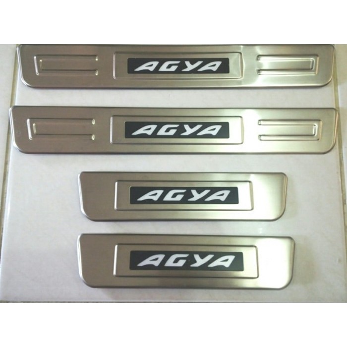 Sillplate Samping Stainless + Lamp Agya / Ayla | Kikim Variasi