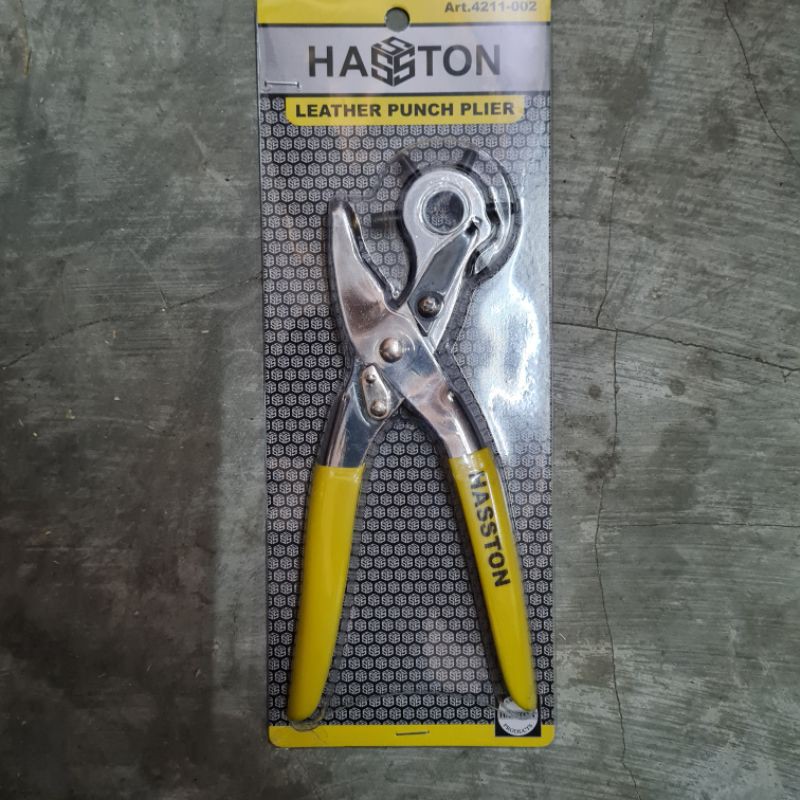 PEMBOLONG IKAT PINGGANG / TANG PLONG KULIT / ALAT PELUBANG SABUK HASSTON PROHEX / LEATHER PUNCH PLIERS