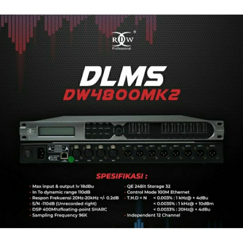 DLMS DW4800MK2 RDW GARANSI RESMI