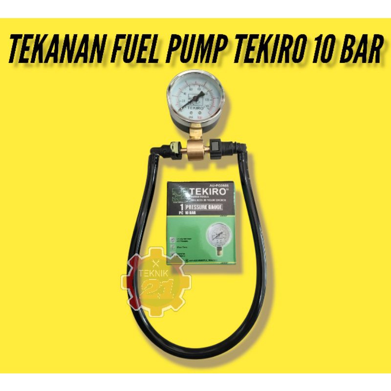 FUEL PUMP TESTER ALAT TESTER FUEL PUMP PRESURE GAUGE TEKIRO