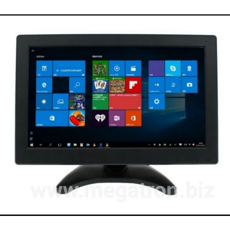 Mini LED Monitor 12 Inch (input: HDMI, VGA, RCA, BNC) -.Full HD