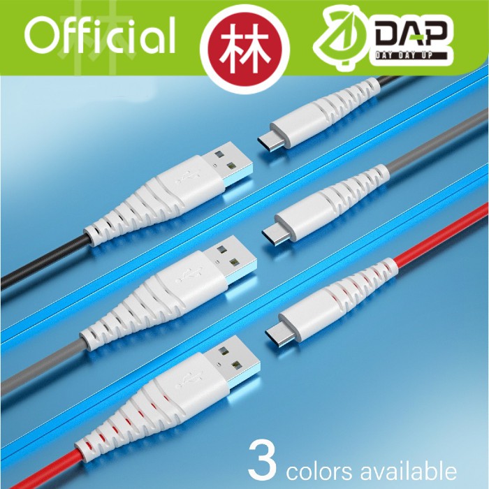 DAP D-S30MT Data Cable 2in1 Micro USB &amp; Type-C 2.4A - 1 Box 30 Pcs