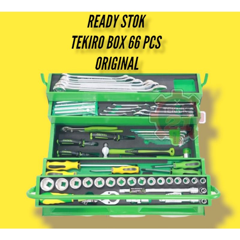 TOOL BOX TEKIRO 66 PCS TOOL KIT TEKIRO 66 PCS KUNCI SOK TEKIRO