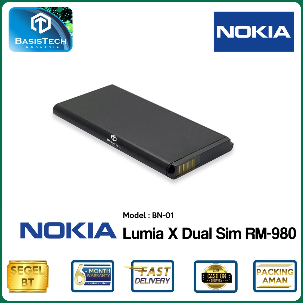 BATERAI NOKIA LUMIA X Dual Sim RM-980 - BN-01 - ORI99