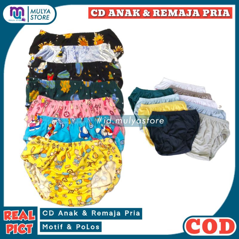 6Pcs Celana Dalam Anak dan Remaja Pria CD Anak Cowo Termurah