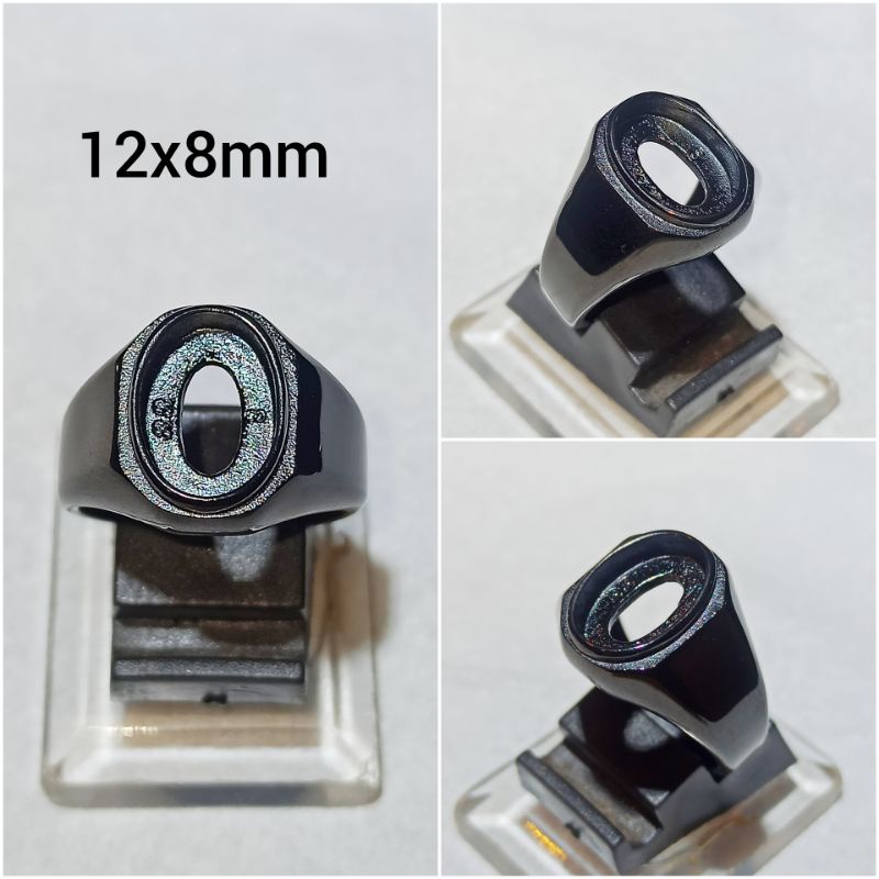 CINCIN/EMBAN/RING TITANIUM RR TANAM 12x8mm HiTAM