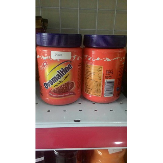 

OVOMALTINE CRUNCHY CREAM 380 GRAM